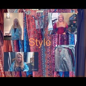 Styles I prefer are embroidered clothes, velvet and real leather boots.